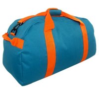 Сумка для путешествий оранжево-голубая, 60 см