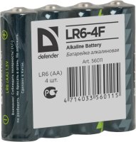  AA - Defender Alkaline LR6-4F (4 ) 56011