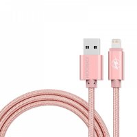   JoyRoom MFi Braided USB-Lightning 120cm Pink 17889