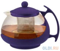 Чайник заварочный Bekker 308-ВК 1.25 л пластик/стекло фиолетовый