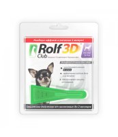 Rolf Club Рольф Клуб 3D капли для собак от эктопаразитов 10-20 кг