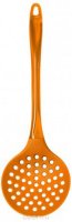 Шумовка МФК-профит "Color Teflon", цвет: оранжевый, длина 34 см