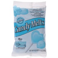 Тающая конфетка Wilton "Candy Melts", цвет: синий, 340 г