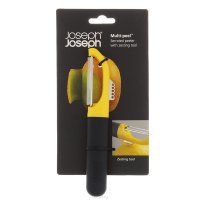 Мульти-пилер Joseph Joseph "Multi Serrated" для овощей и фруктов, цвет: желтый, черный