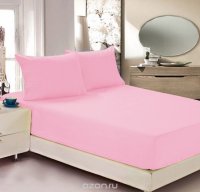 Наволочка Легкие сны "Color Way", трикотаж, цвет: розовый, 50 x 70 см, 2 шт