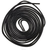 Шнурки тонкие OmaKing, цвет: черный, длина 75 см