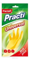Пара резиновых перчаток Paclan "Practi Universal". Размер M