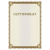 Сертификат-бумага С 15 Д А 4 (100 г/кв.м)