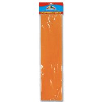 Бумага крепированная оранжевая 50 х 250 см