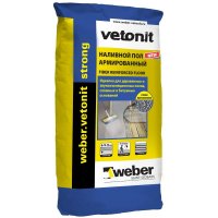Пол наливной Weber Vetonit Strong (20 кг)