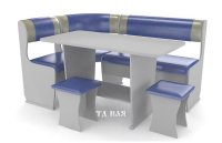 Обеденный стол Ная Стол обеденный Консул 1-4 Серый