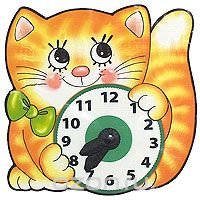 Часы "Котенок"