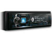 Автомагнитола Alpine CDE-178BT USB MP3 CD FM RDS Bluetooth 1DIN 4x50 Вт черный