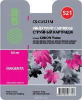 Cactus CS-CLI521M, Magenta    Canon Pixma MP540/MP550/MP620/MP630/MP640/MP980/MP9