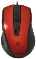 Проводная оптическая мышь MM-920 красный+черный,3 кнопки Defender #1