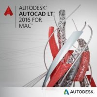  Autodesk AutoCAD LT for Mac 2016 Single-user Annual with Advanced Support