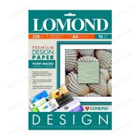 Lomond Бумага дизайнерская матовая А 4 "Пойнт Макро", 230 г/м 2 10 л (931041)