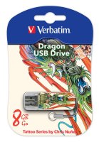  USB VERBATIM Store n Go Mini Tattoo Dragon 8 ,   
