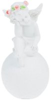 Фигурка декоративная Феникс-Презент "Ангел на шаре", высота 8,5 см