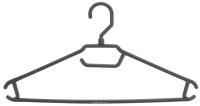 Вешалка для одежды "BranQ", цвет: серый, размер 48-50