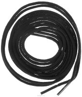Шнурки тонкие Collonil "Rund", цвет: черный, длина 90 см