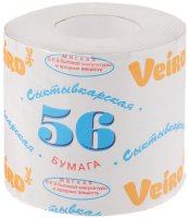 Туалетная бумага Veiro "Сыктывкарская 56", однослойная, 40 м