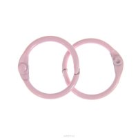 Кольца для скрап-альбома "ScrapBerry"s", цвет: розовый, диаметр 20 мм, 2 шт