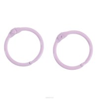 Кольца для альбомов "ScrapBerry"s", цвет: розовый, диаметр 25 мм, 2 шт
