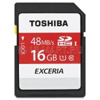   SDHC 16  Class 10 UHS-I 48MB/s Toshiba Exceria N301