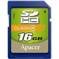 (AP16GMCSH4-RAM)   Apacer,  microSDHC, 16 , class 4, (  )
