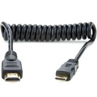   Atomos  HDMI-HDMI, 30 , Full to Mini HDMI Coiled Cable 30cm