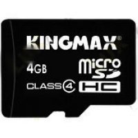 4Gb   microSDHC KINGMAX 4  Class 4, + adapter Kingmax, 1 .