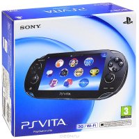   Sony PlayStation Vita Slim 3G/WiFi Black Rus PCH-1108ZA01 +   4Gb PCH-Z