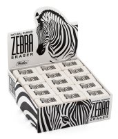 Ластик Hatber Zebra 32 х 18 х 8 мм из натурального каучука