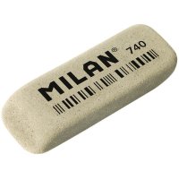 Ластик Milan "740", скошенный, натуральный каучук, 52*19*7 мм