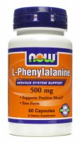    NOW FOODS NOW L-Phenylalanine  500 , 60 