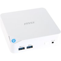 Неттоп MSI Cubi-226XRU, Celeron 3215U, 2Gb, SSD 64Gb + 2.5" HDD base, Wi-Fi, Bluetooth, NO OS, Белый