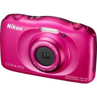  Nikon CoolPix S33  13.2Mpix Zoom3x 2.7" 1080p 25Mb SDXC CMOS 1x3.1 5minF HDMI/KPr/