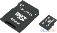   MicroSD 4Gb QUMO (QM4GMICSDHC6) Class 6 + 