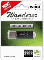 USB Flash накопитель 32Gb Verico Wanderer Black (VM04L-32GDV1E)