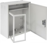 TLK EC-WS-045928-GY настенный антивандальный шкаф 4U с повор. рамой, 580 х 590x280 мм., серый
