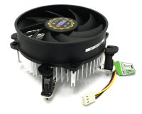 Вентилятор для процессора Cooler S-1155/1156 Titan DC-156G925X/R ( 75 Вт,95x25 fan, 20dBa,Push-Pin)