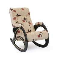 Кресло-качалка Модель 4 ткань с лозой