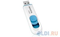 Внешний накопитель 8GB USB Drive (USB 2.0) A-data C008 White Blue