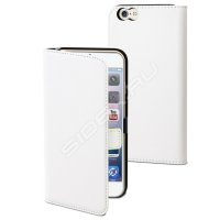 Чехол-книжка для Apple iPhone 6 Plus (Muvit Smooth Slim Folio Case MUSLI0564) (белый)