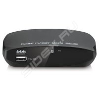 Тюнер цифровой DVB-T2 BBK SMP002HDT2 серый