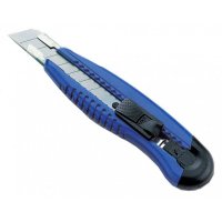 Нож канцелярский (KW-trio 3713blu) (синий)
