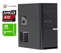   AMD   Home H557 A10-X4 7800 3.5GHz, 8Gb DDR3, 2Tb, nVidia GeForce GT