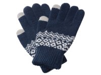 Теплые перчатки для сенсорных дисплеев Xiaomi Mi Wool Screen Touch Gloves Mens Blue