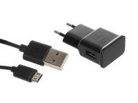   Dekken USB 2.4A +  microUSB Black 20906